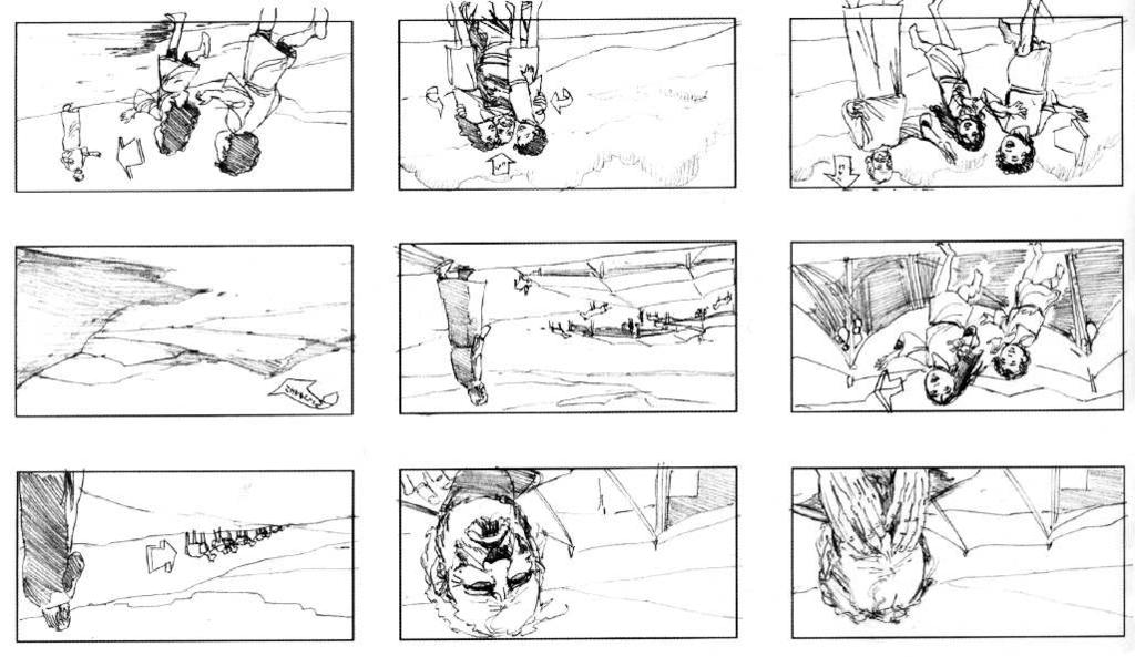 Storyboard A sequence of images that flow together to tell a story.