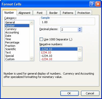 select Cells Step 3: In the Number section, choose a category for