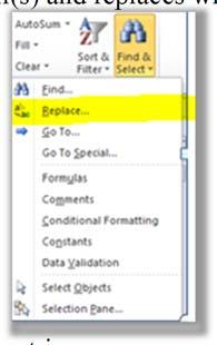 o View Tab Freeze Panes HIDE/UNHIDE COLUMNS/ROWS Removes areas of the spreadsheet from