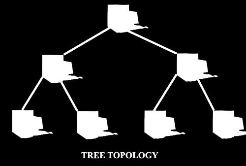 TREE TOPOLOGY This particular type of network topology is based on a