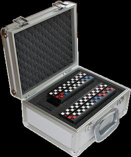 individual test probes in a rugged case.