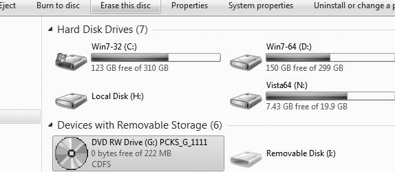 CDs & DVDs: Easily Share Documents and Photos C 204 / 11 a little more, but the ability to erase them when you ve finished with the files you copied to them, and then use them again in future