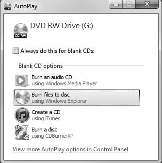 CDs & DVDs: Easily Share Documents and Photos C 204 / 5 see the new version. However, that old file is still there and still occupying (indeed, wasting) space on the disc.