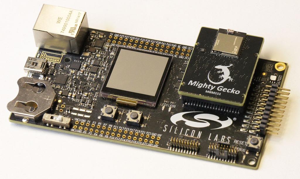 UG247: MGM111 Mighty Gecko Mesh Networking Module Radio Board The SLWRB4300B Radio Board for the Wireless Starter Kit Mainboard is an excellent starting point to get familiar with the MGM111 Mighty