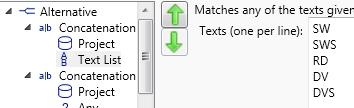 8 Check and Improve User-Manual Sample configuraton. Check Click on Scan to start the check. For each name not matching the rules, a row is displayed in the window.