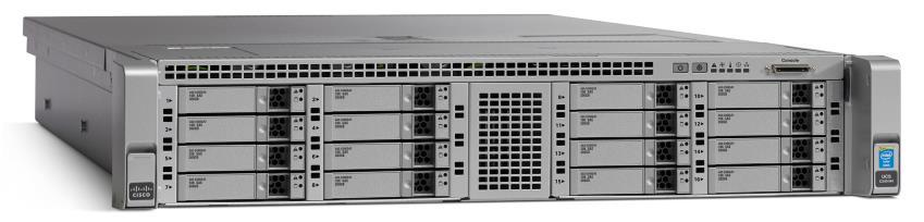Cisco UCS C240 M4L The Cisco UCS C240 M4L is the choice for outstanding storage capability with up to 12 x 3.5-inch 12-Gbps LFF HDDs plus two optional internal 2.