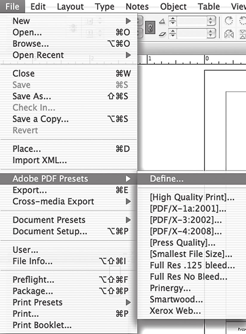 Standard: None Compatibility: Acrobat 5 (PDF 1.4) From the menu on the left, choose General. In the Pages area, items can be set as needed for desired output.