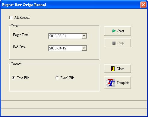 For example, you may have a payroll system which can import the raw swipe record from text file. Then, you can use this item to do the job.