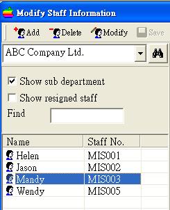 Normally, we will set the staff to the resigned state rather than deleting the staff directly.
