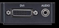HPX-AV101-DVI-A (FG552-22) DVI-D with Stereo Module with Integrated Cables The HPX-AV101-DVI+A module provides DVI-D video plus stereo audio connectivity to the HydraPort chassis with integrated