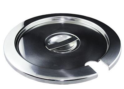 POT 71/4 Stainless steel round pot, Capacity: 7 ¼ litres.