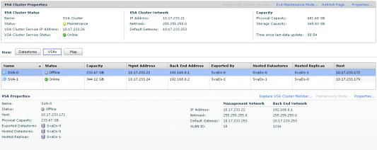 VSA Architecture VSA VSA VSA vcenter Server vsphere