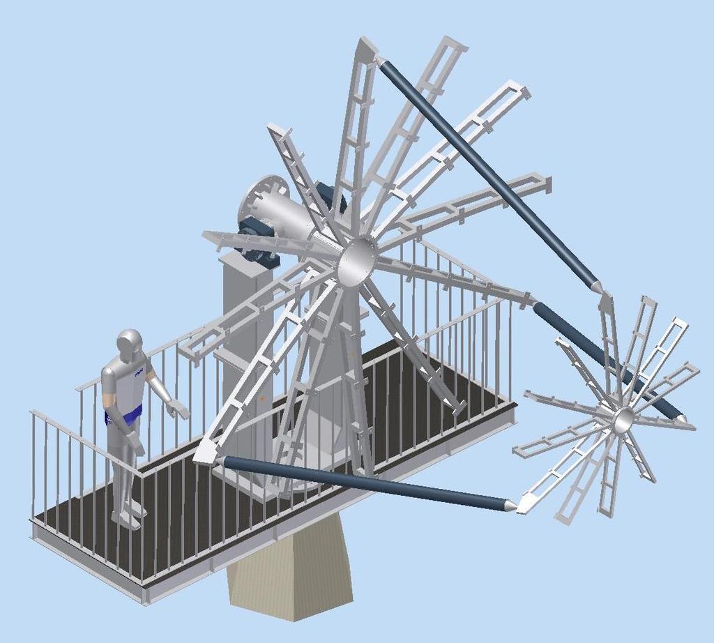 Mechanical design Start mechanical design and costing for two mirror telescope. Support structure pre-fabricated from TIG welded aluminium ribs, e.g. 50 50 mm 2 box section for primary.