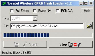 Firmware Setup and Upgrades 147 7. The default communications port is COM1; select the correct one if necessary. Figure 11: Flash Loader Settings 8. Press Start.