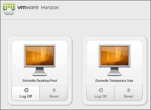 If you need a specific configuration of programs and settings within your virtual desktop, select the
