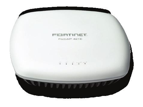 HIGHLIGHTS FortiAP 421E and 423E The FortiAP 421E and 423E access points support the latest 802.11ac Wave 2 standard. Additional features include 802.