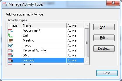 How to Create Templates in SMS4Act! SMS4Act! includes default messages for Call, Meeting, To-Do and Appointment type activities.