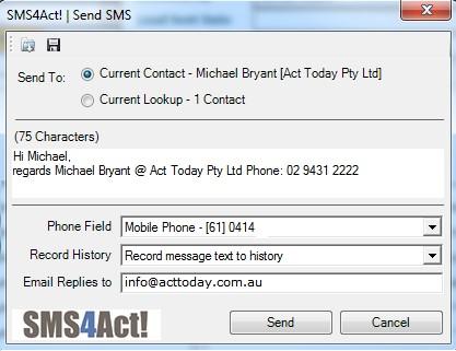 How to Send a Message using SMS4Act! Step What to do Comments 1.