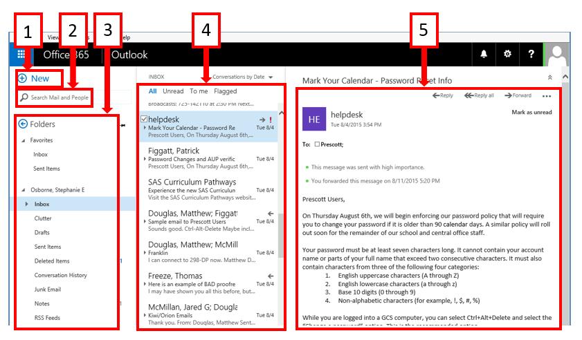 Notifications, navigation, and settings On the Office 365 for business navigation bar, you ll find a set of links that take you to different parts of your Office 365 work or school account.