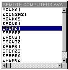 No attempt was made to test this program on other computers or operating systems. All computers used in the development were connected with TCP/IP communications software.