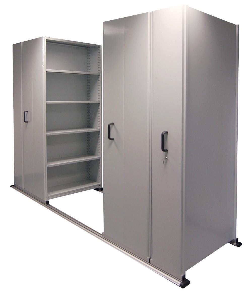 FOS APC Aisle Saver MOBILE SHELVING FOS APC Aisle Saver MOBILE SHELVING FOS Mobile Shelving is a modular high density storage solutions that effectively increases filing and storage capacity by 50%.