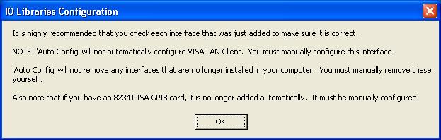GPIB Driver Installation 12 Select GPIB - 82350 PCI GPIB Card: 13 Click the *Auto Config button to automatically