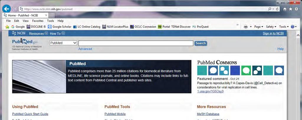 PubMed - Comprises more than 21