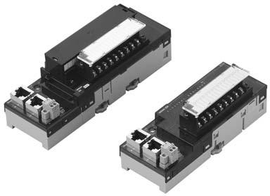 Digital I/O Terminal 2-tier Terminal Block Type GX-@D16@1/OC1601 High-speed digital I/O terminal with the screw type terminal block for EtherCAT communications.