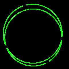 circumcircle contains more than three points).