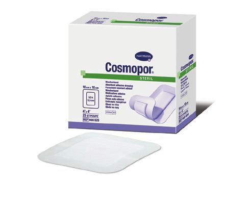Cosmopor Adhesive wound dressing Soft and gentle to the skin can be used for patients with sensitive