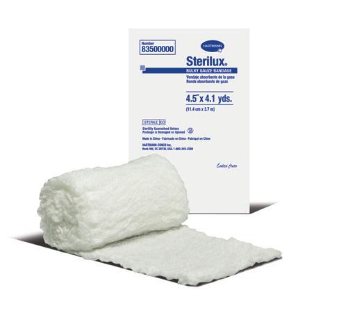 2 x 6 4 x 8 4 x 10 4 x 14 Protection of post-surgical wounds Wounds with low to moderate level of