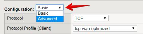 Scroll down and change the HTTP Analytics Profile from None to Custom_HTTP_Analytics 12.