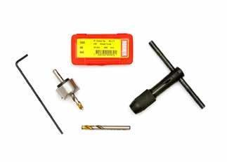 S-AA031 Spot Facing Kit Portable and compact Creates flat surface to ensure an effective mount for accelerometers Available with various mounting thread options Requires pistol drill Product