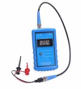 S-660 Accelerometer Cable & Bias Checker For use by the condition monitoring engineer erifies the functionality of an accelerometer Compact and portable Rechargeable battery Input