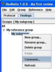 The new group will be created as a subfolder to the permanent group All, which always holds all