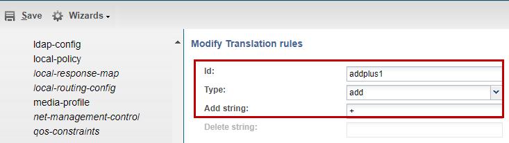 4.3.11 Create SIP Manipulation SIP manipulation specifies rules for manipulating the contents of specified SIP headers.