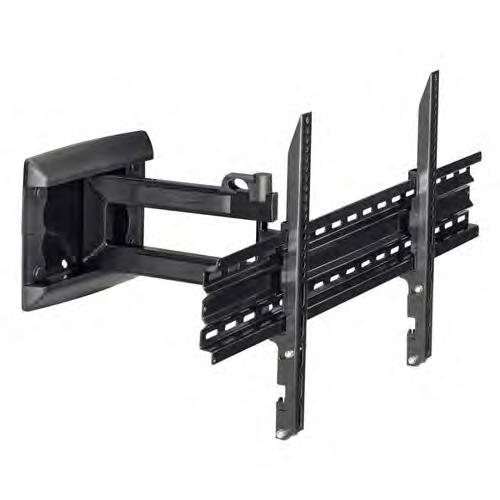 25Kg LED THREE WALL MOUNT Universal mobile TV wall mount with an elegant and super slim design with three rotating & inclining joints.