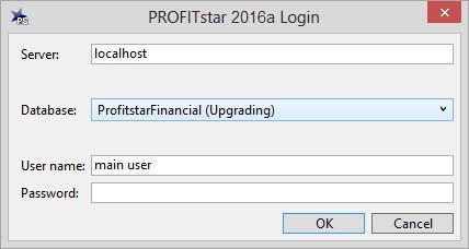 9. Database Backup and Upgrade When a new version of the Profitstar Server is installed, a backup of your SQL database is automatically created, before your data is upgraded.