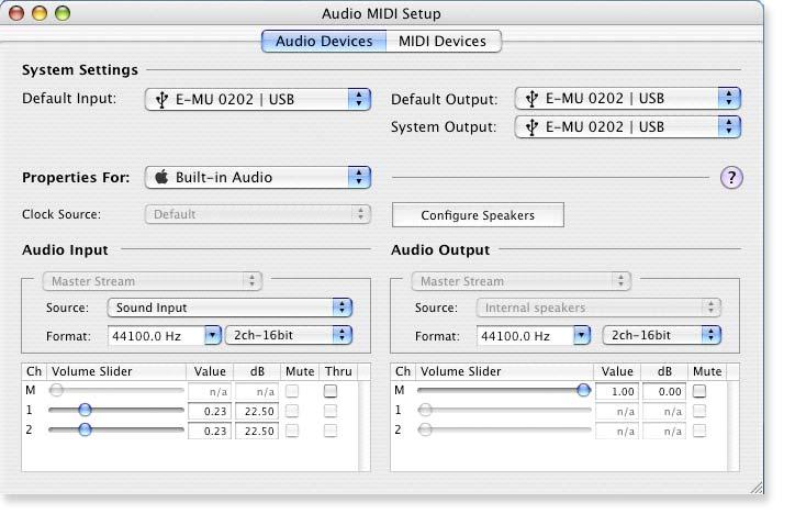 Software Installation Setup the MIDI Devices If you plan to use a MIDI keyboard, now would be a good time to set up your MIDI devices.
