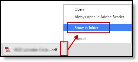 3. Open the downloaded file from your Downloads folder, rather than from the browser itself.