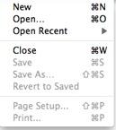 option. It is used to open, close, save, and print documents. The Edit Menu Garageband File Menu The Edit Menu for version 11 is also shown on the right.