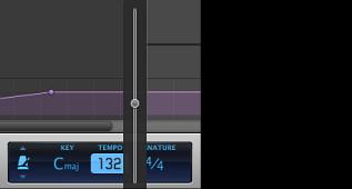 Set the tempo Each project plays at a specific speed, called the tempo, which is