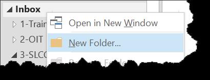 Your New Folder is displayed below the parent folder in alphabetical order. 5. The Expand icon now displays to the left of the parent folder.