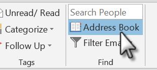 Create a contact from the Global Address List Any contact found in the Global Address List can be automatically added to your Contact List with just a few clicks.