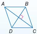 6.5 Rhombi and Squares Notes Rhombus Square Diagonals of a Rhombus The diagonals of rhombus!