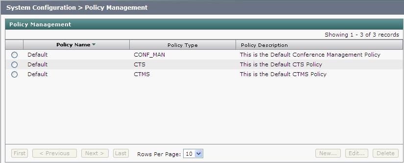 Policy Management Chapter 3 Choose the role All, Administrator, or Concierge from the Role drop-down list. Click Filter.