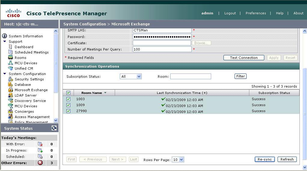 CTS-Manager Redundancy Failover Procedure Chapter 3 To start the failover procedure, power off the primary CTS-MAN system. Power on the backup CTS-MAN system.