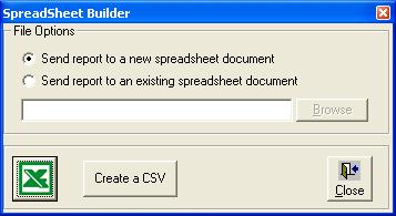 112 Spreadsheet or CSV 2. Choose an export option: You can export postings for a selected batch, today s date, or Family Year-to-Date Postings to an Excel TM or QuattroPro TM spreadsheet or to a.