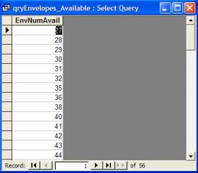 Get Skipped Envelopes from Family Record You can view this same data directly from any family record s Family Information screen by clicking