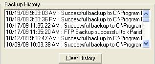 20 backup schedule, check the backup folders and your Backup History to ensure that your backups are running successfully. Periodic checks will ensure that your backups are running regularly.